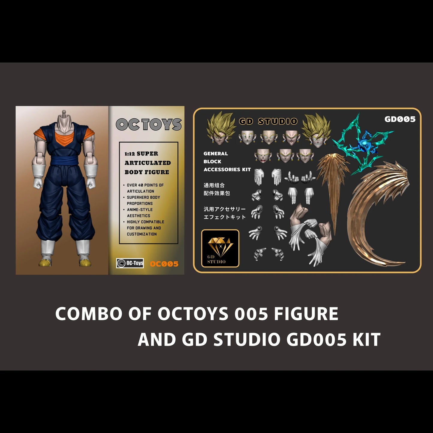 (Pre-Order) OCtoys 004, 005 and 006 GD Studio GD004,005 and 006 and Combo, bonus etc