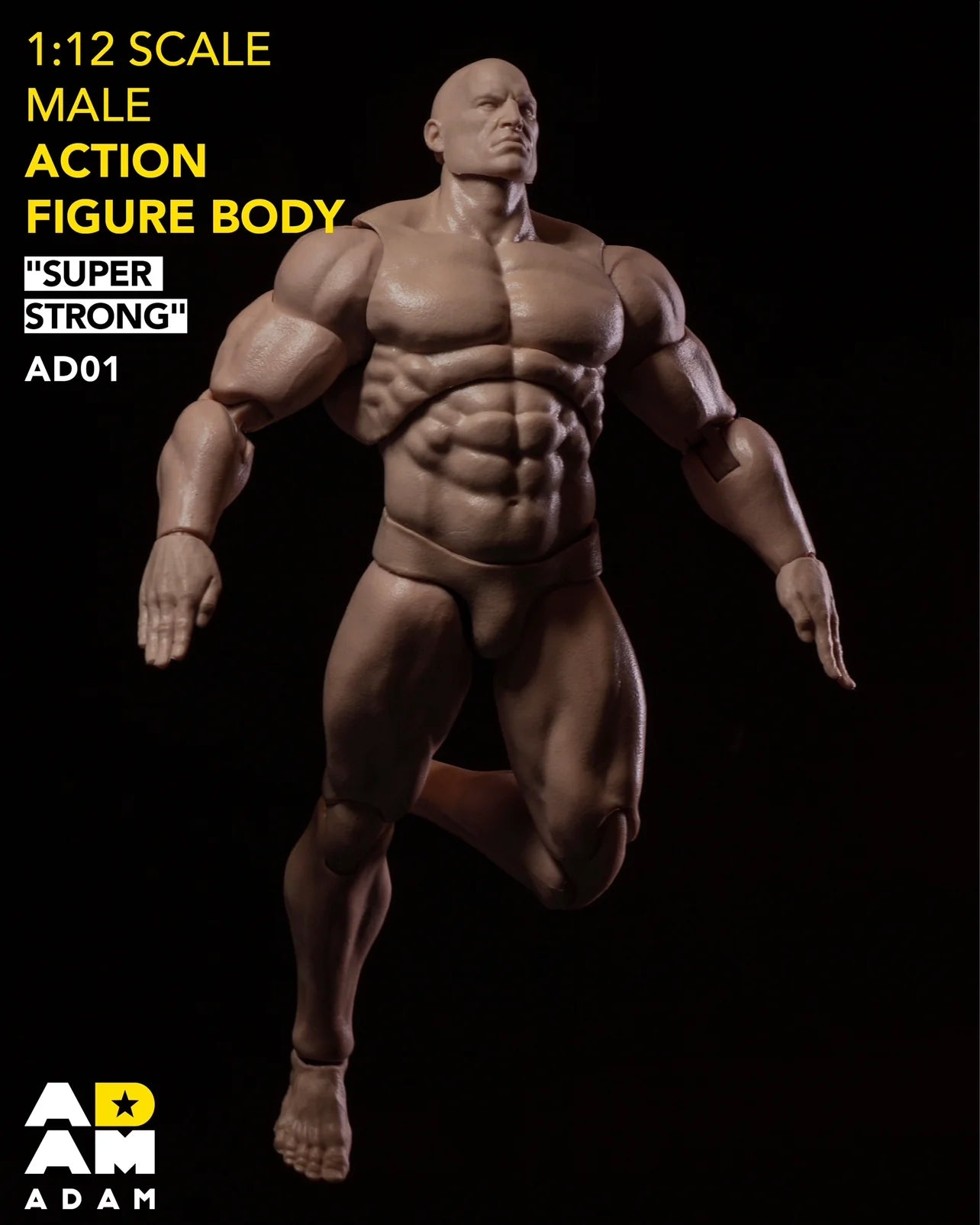 ADAM super strong 1/12 male body action figure AD01 (In Stock)