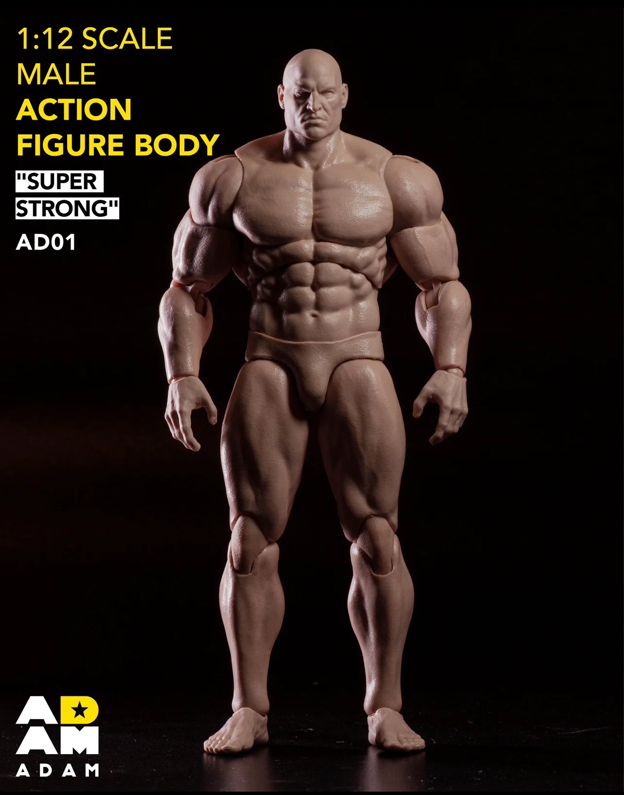 ADAM super strong 1/12 male body action figure AD01 (In Stock)