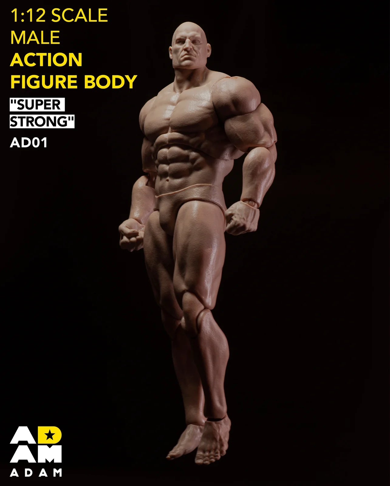 ADAM super strong 1/12 male body action figure AD01 (In Stock)