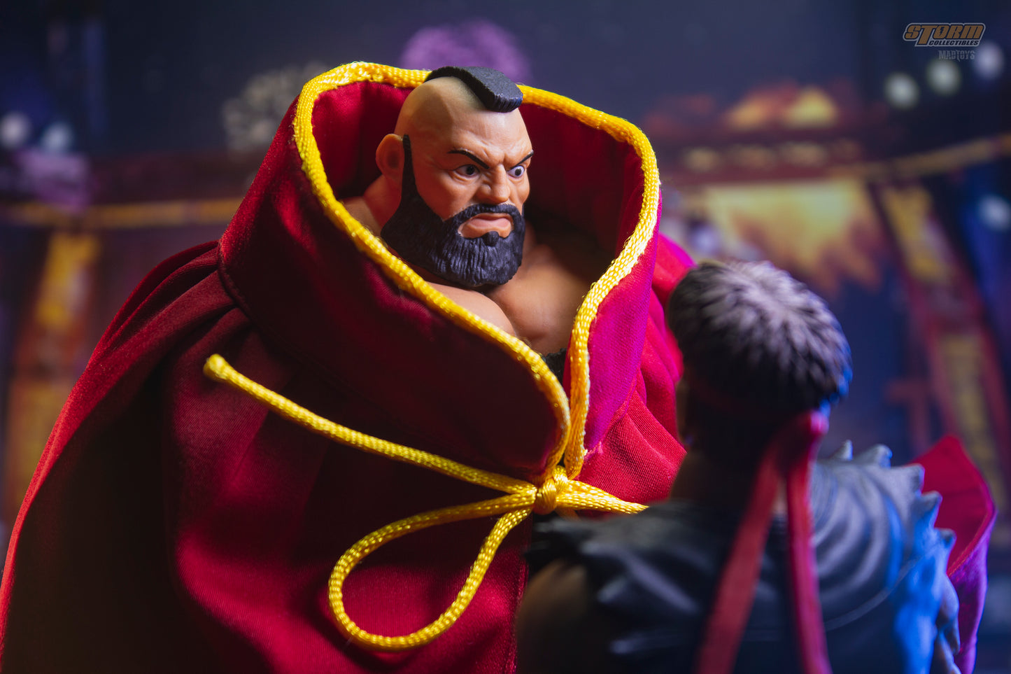Custom 1/12 Clothing Accessories for Storm Toys Zangief Cloak for 1/10 Figures