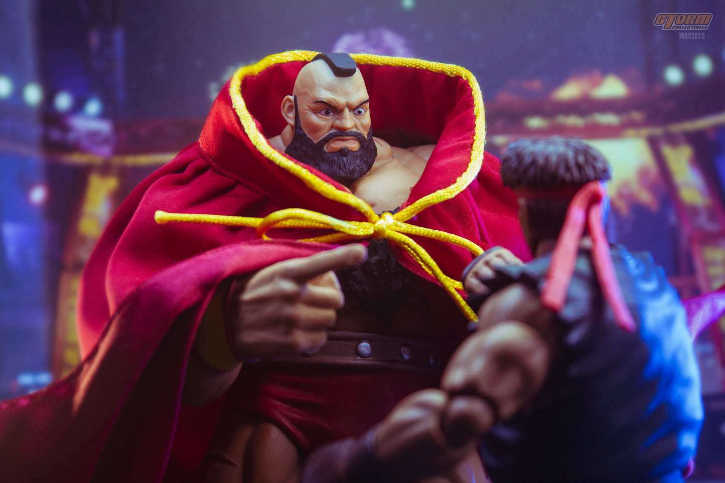 Custom 1/12 Clothing Accessories for Storm Toys Zangief Cloak for 1/10 Figures