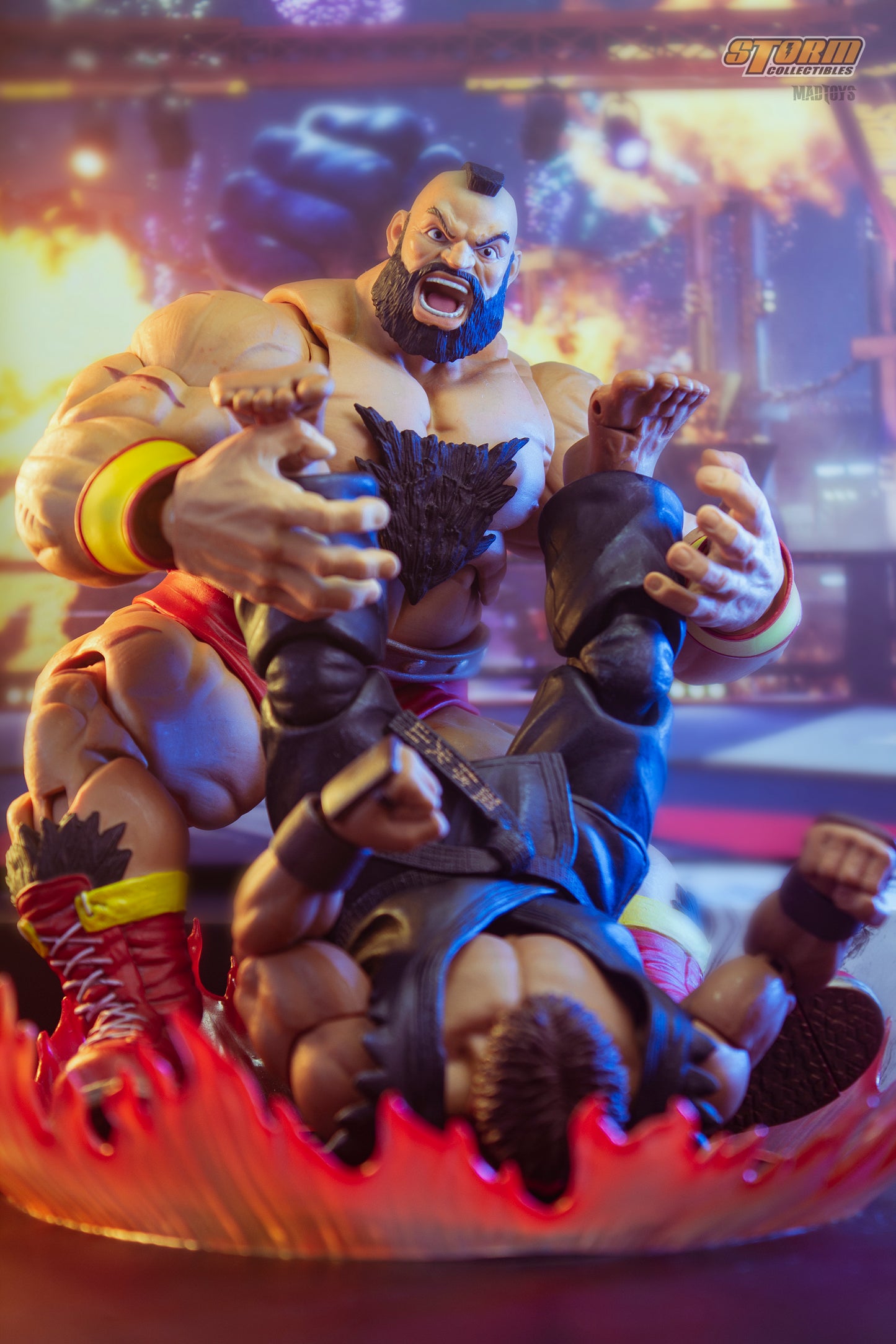 Custom 1/12 Clothing Accessories for Storm Toys Zangief Cloak for 1/10 Figures