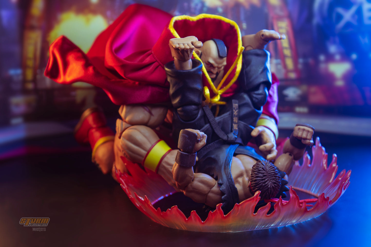 Custom 1/12 Clothing Accessories for Storm Toys Zangief Cloak for 1/10 Figures