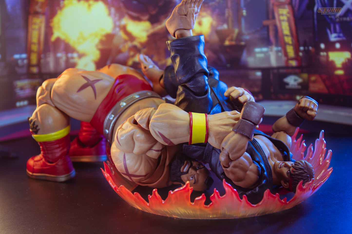 Custom 1/12 Clothing Accessories for Storm Toys Zangief Cloak for 1/10 Figures
