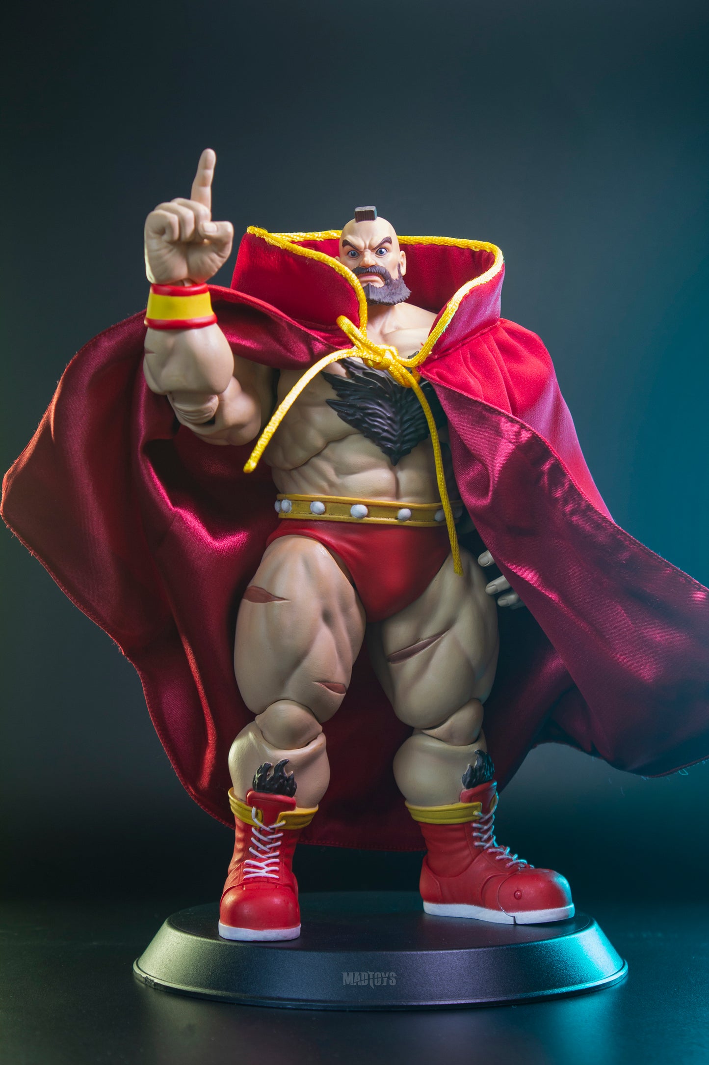 Custom 1/12 Clothing Accessories for Storm Toys Zangief Cloak for 1/10 Figures