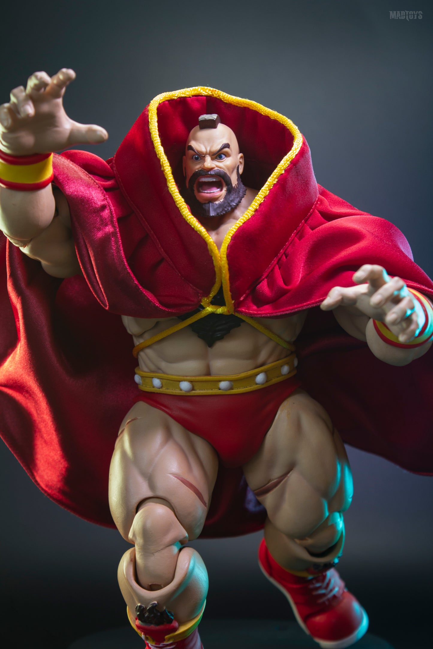 Custom 1/12 Clothing Accessories for Storm Toys Zangief Cloak for 1/10 Figures