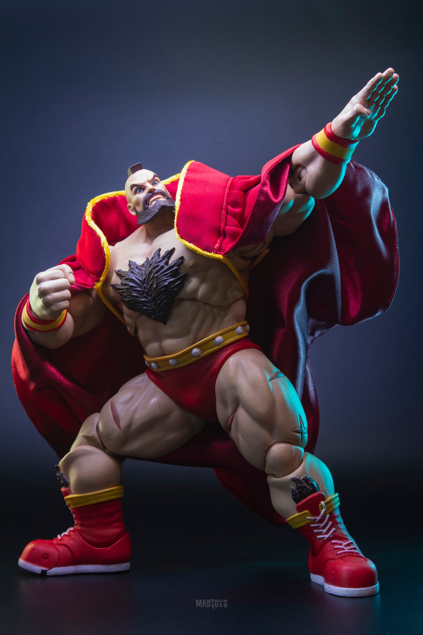 Custom 1/12 Clothing Accessories for Storm Toys Zangief Cloak for 1/10 Figures