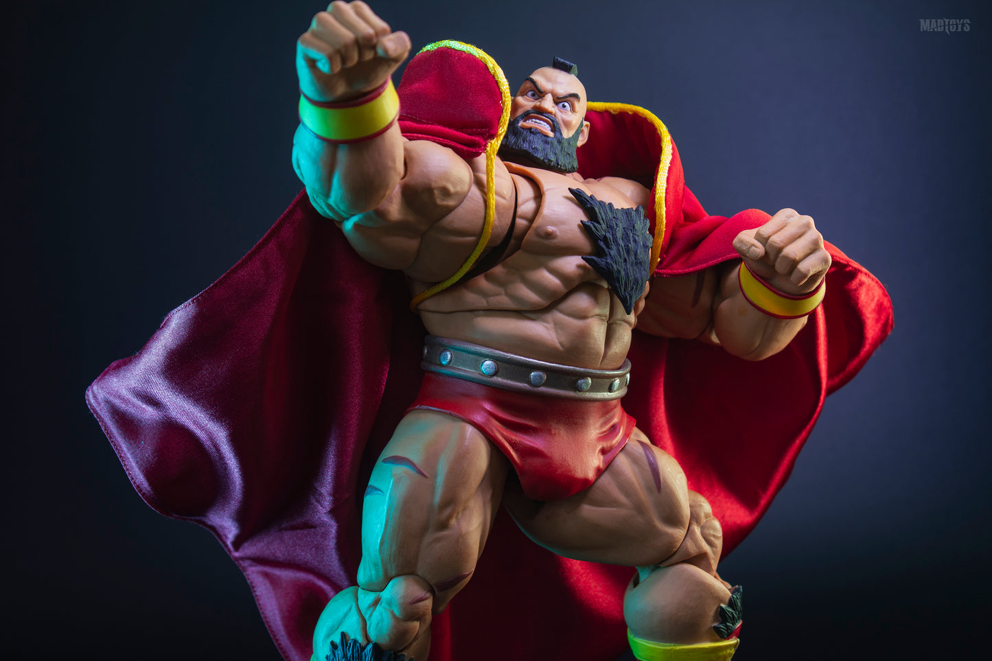Custom 1/12 Clothing Accessories for Storm Toys Zangief Cloak for 1/10 Figures