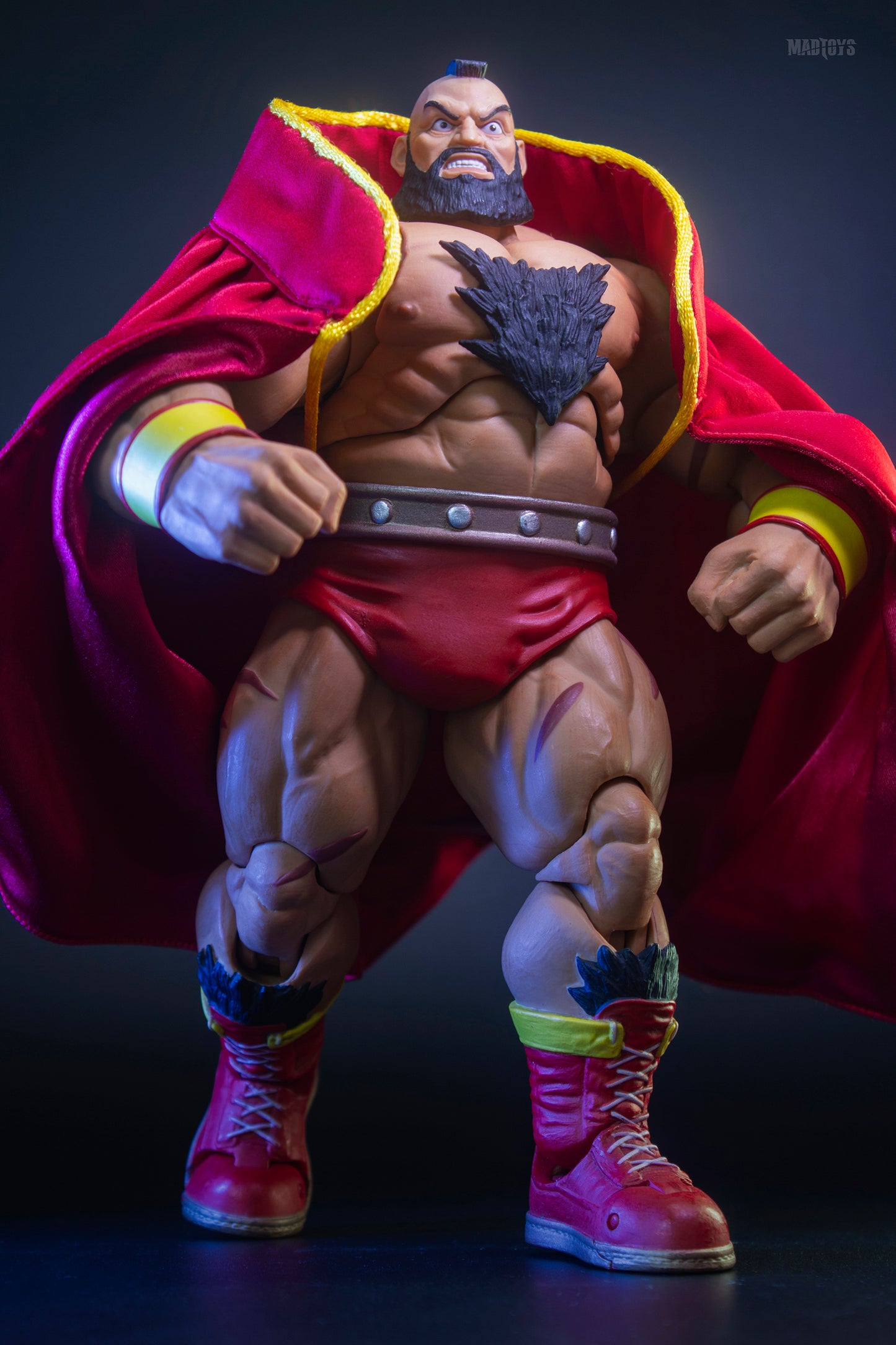 Custom 1/12 Clothing Accessories for Storm Toys Zangief Cloak for 1/10 Figures