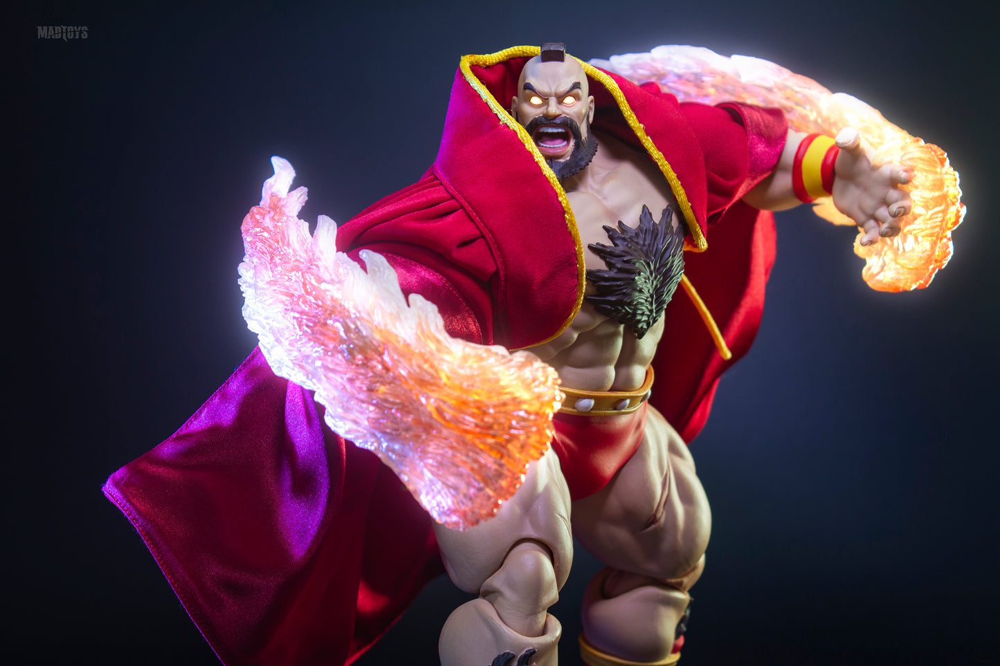 Custom 1/12 Clothing Accessories for Storm Toys Zangief Cloak for 1/10 Figures