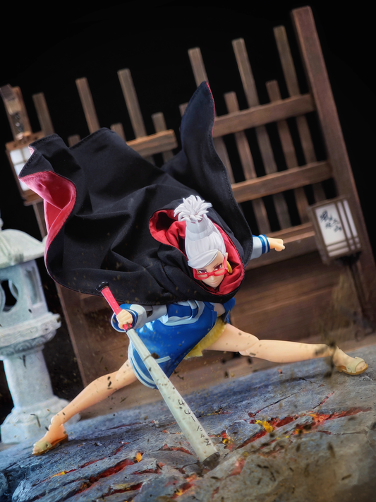 Custom 1/12 Clothing Accessories Cape and Skirt for S.H.Figuarts Dandadan Seiko