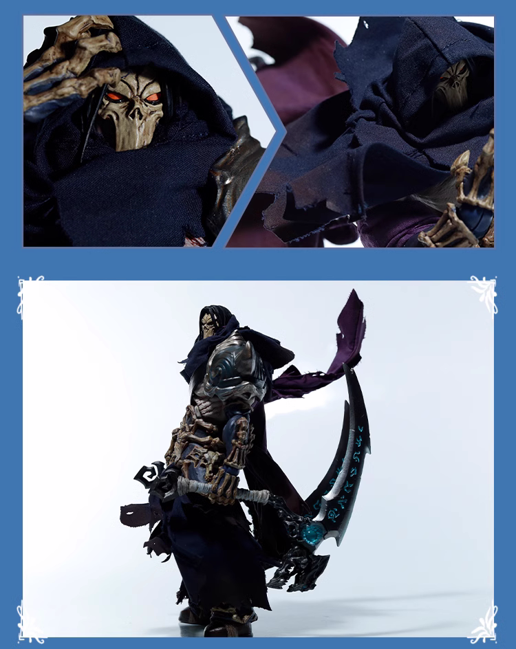 Custom 1/12 Clothing Accessories Cloth Set for COSER Toy Darksiders Abyss Knight