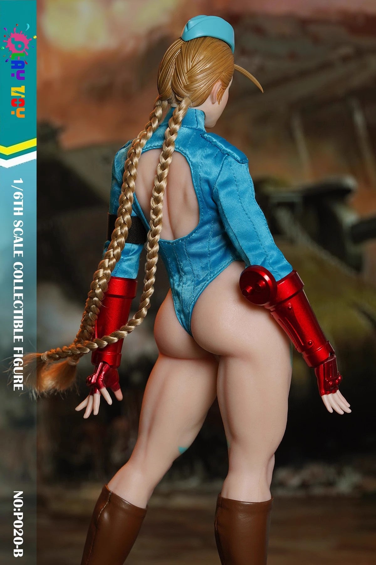 (Pre-Order) PLAY TOY 1/6 Goddess of Fighting P020-B Street Fighter Seamless Figure