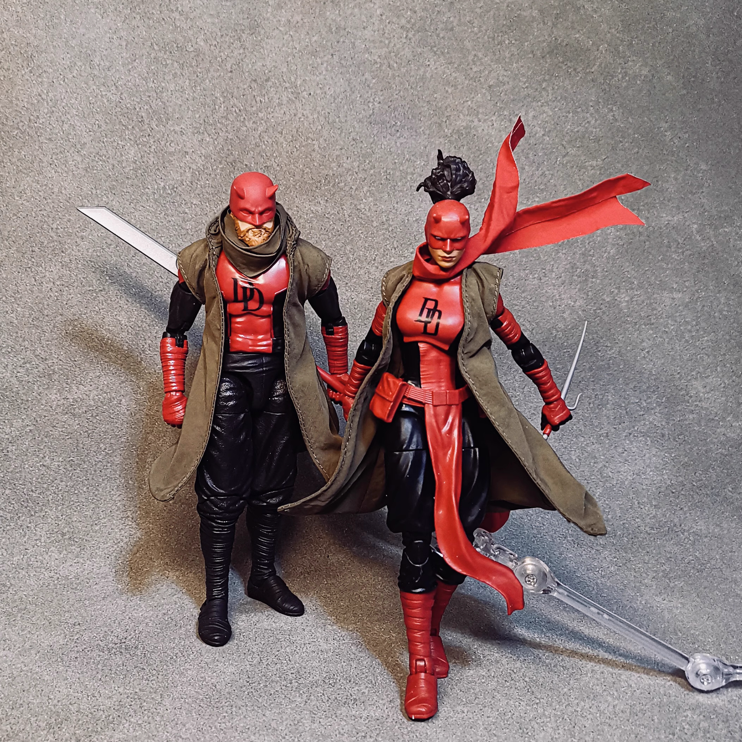 Custom 1/12 Clothing Accessories Cloth for Mafex / Marvel legions Daredevil