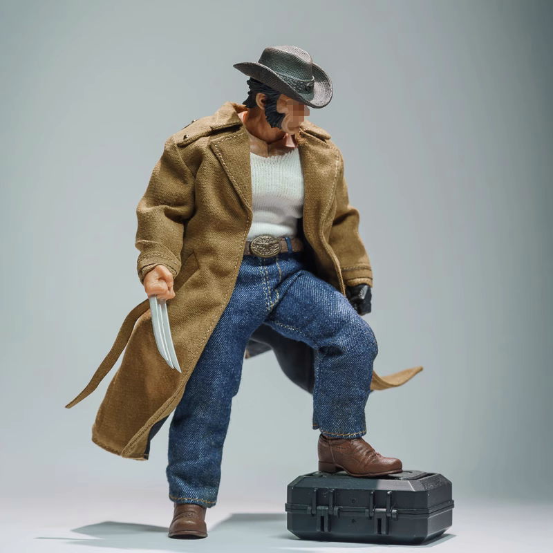 Custom 1/12 Clothing Accessories Punisher Coat Long