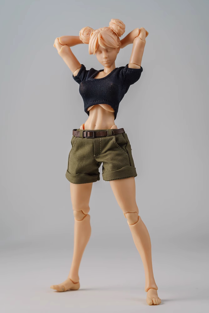 Top and Shorts for 1/12 6 inch figure