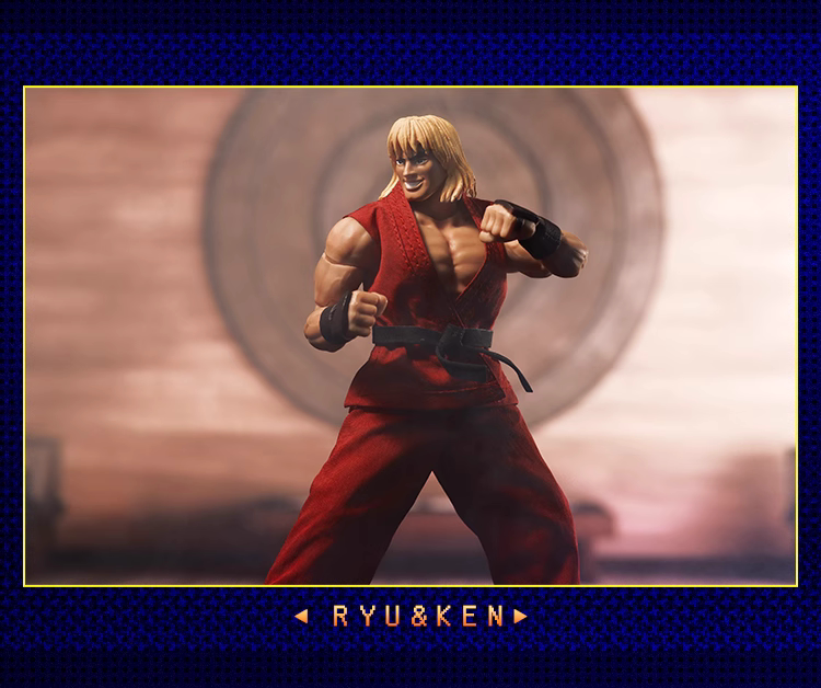 Custom 1/12 Clothing Accessories For Jada Ryu and Ken