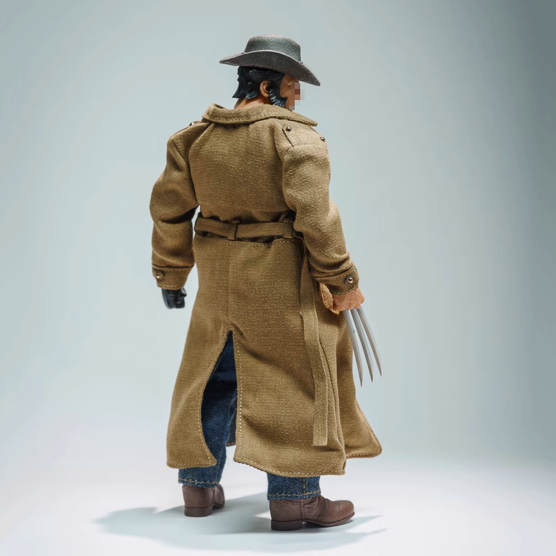 Custom 1/12 Clothing Accessories Punisher Coat Long