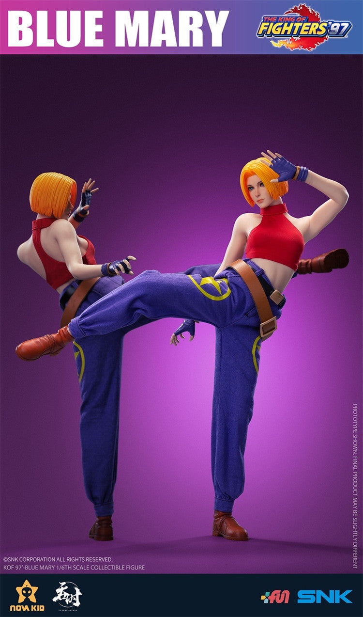Tunshi Studio King of Fighters '97 Blue Mary 1/6 Scale Figure (In Stock)