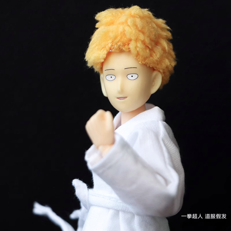 Custom 1/12 Clothing Accessories for Figma One Punch Man Cloth and Hair 1/12