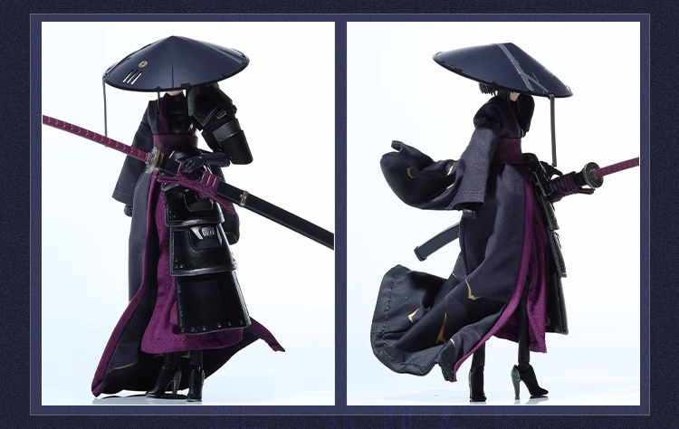 Custom 1/12 Clothing Accessories for Figma Falslander Ronin