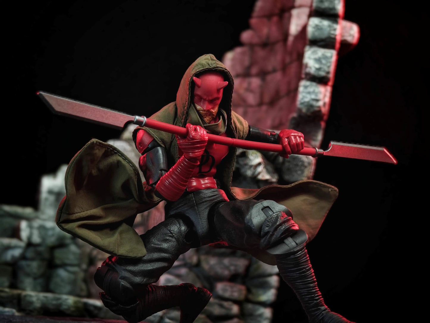 Custom 1/12 Clothing Accessories Cloth for Mafex / Marvel legions Daredevil