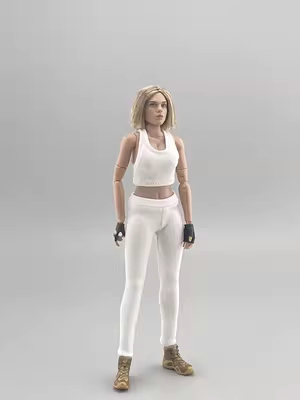 Yoga Top and Pants for 1/12 6 inch figure