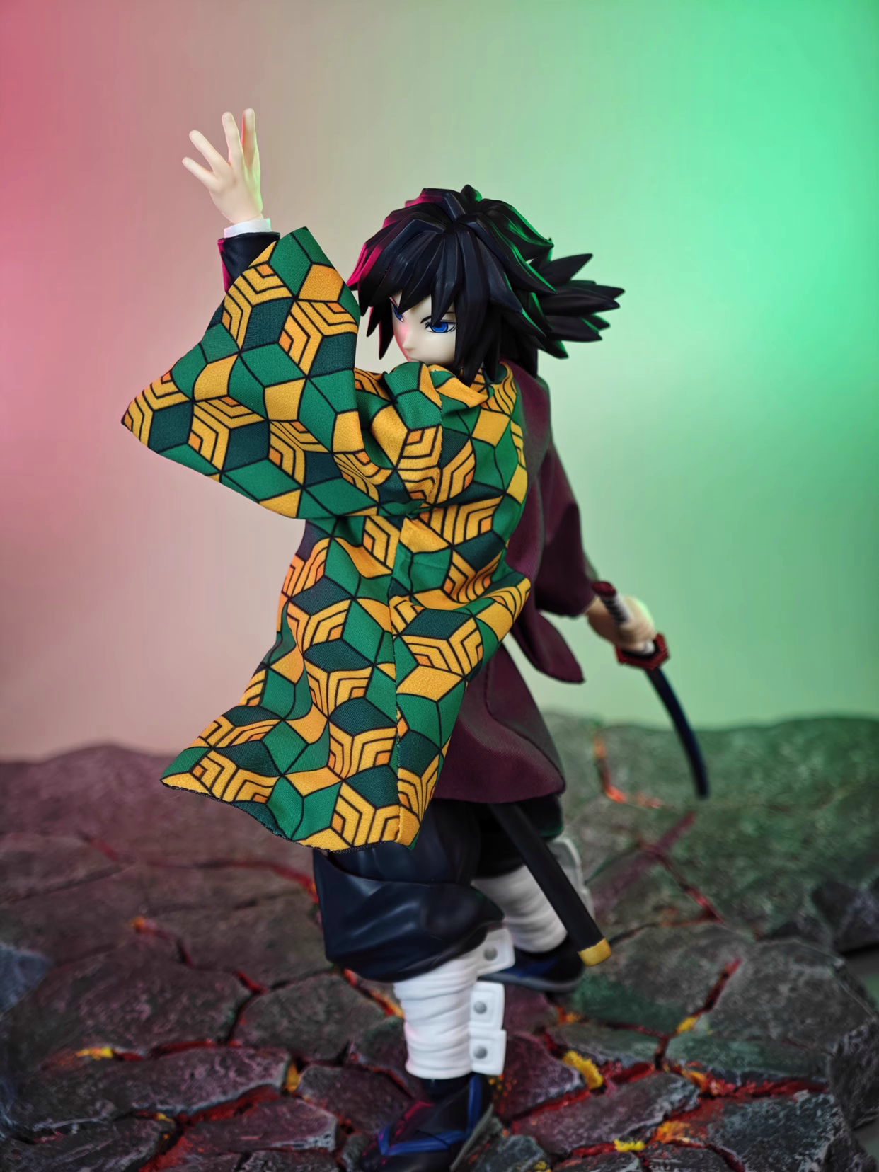 Custom 1/12 Clothing Accessories for SHF Giyu Tomioka