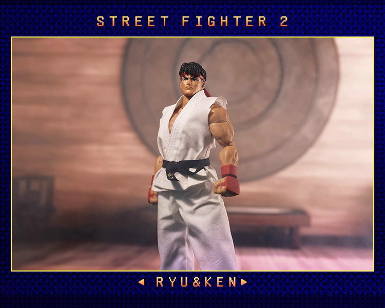 Custom 1/12 Clothing Accessories For Jada Ryu and Ken