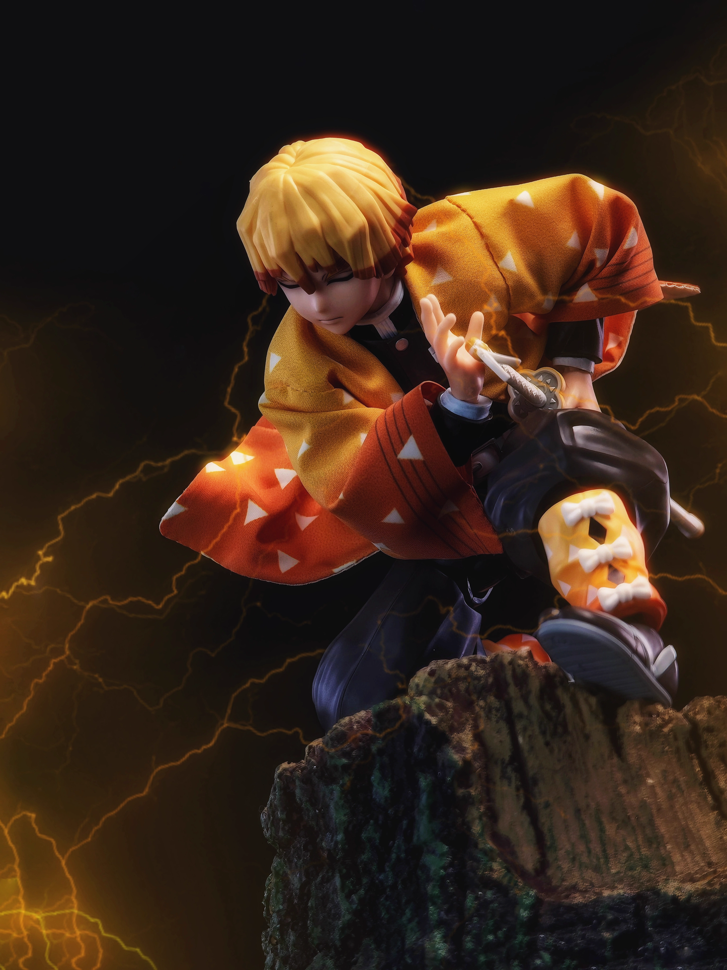 Custom 1/12 Clothing Accessories for S.H.Figuarts Zenitsu Agatsuma
