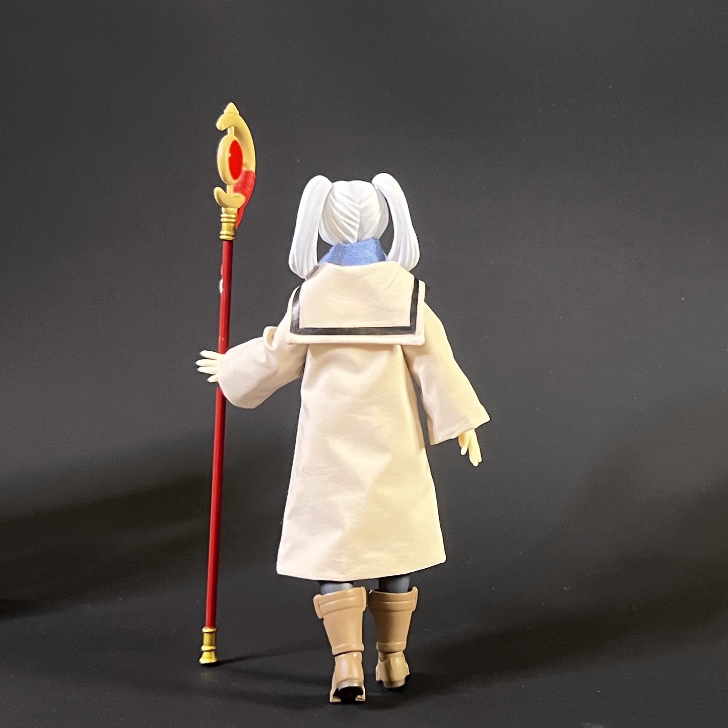 Custom 1/12 Clothing Accessories Coat and Scarf for SHF Frieren