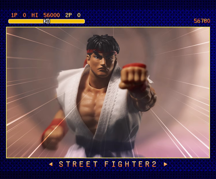 Custom 1/12 Clothing Accessories For Jada Ryu and Ken