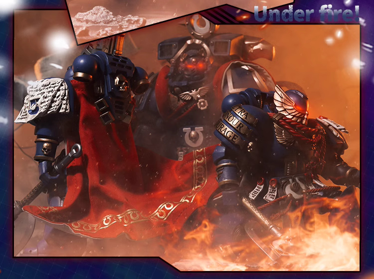 Custom 1/12 Clothing Accessories for Ultramarines Honour Guard Accessories