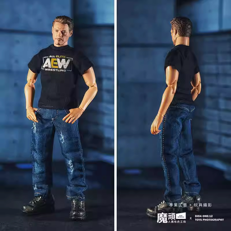 Top and Jean for 1/12 6 inch figure