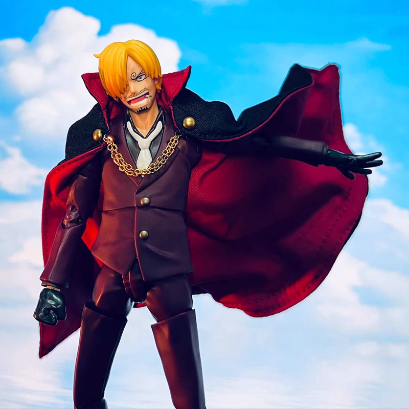 Custom 1/12 Clothing Accessories for S.H.Figuarts SHF Sanji Cloak 1/12