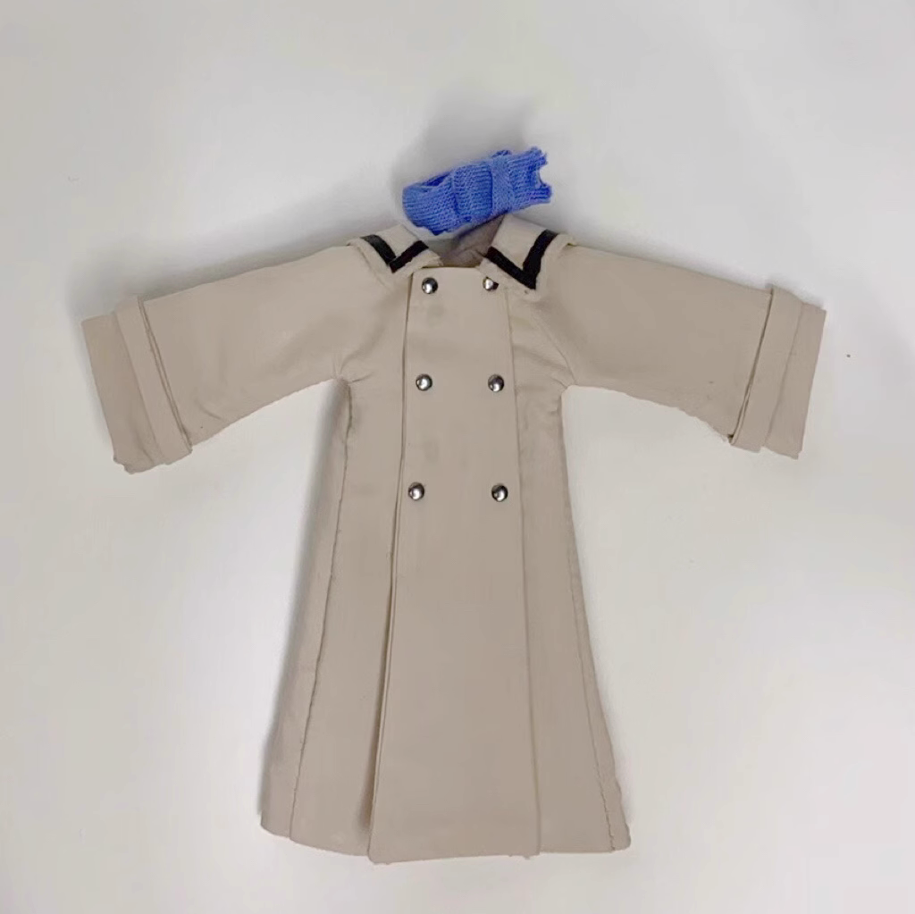 Custom 1/12 Clothing Accessories Coat and Scarf for SHF Frieren