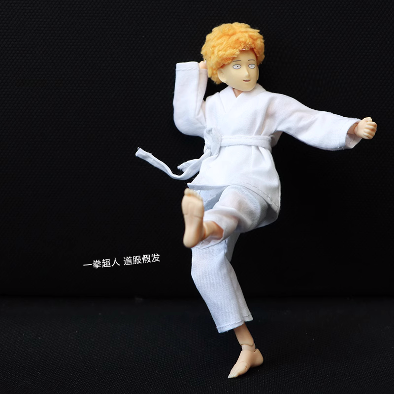 Custom 1/12 Clothing Accessories for Figma One Punch Man Cloth and Hair 1/12