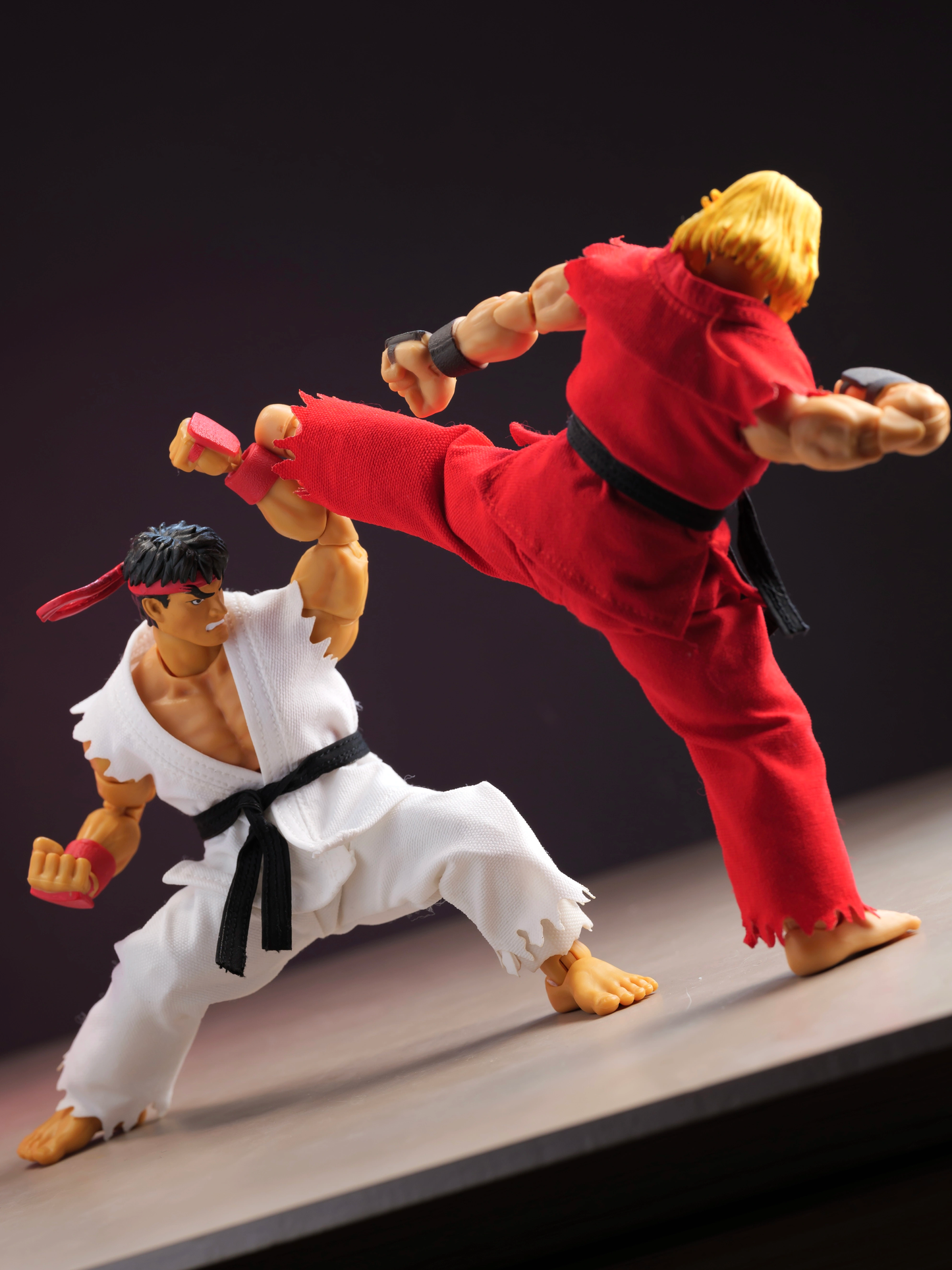 Custom 1/12 Clothing Accessories Clothes for Jada Storm Arena Ryu and Ken