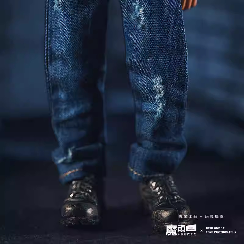 Top and Jean for 1/12 6 inch figure