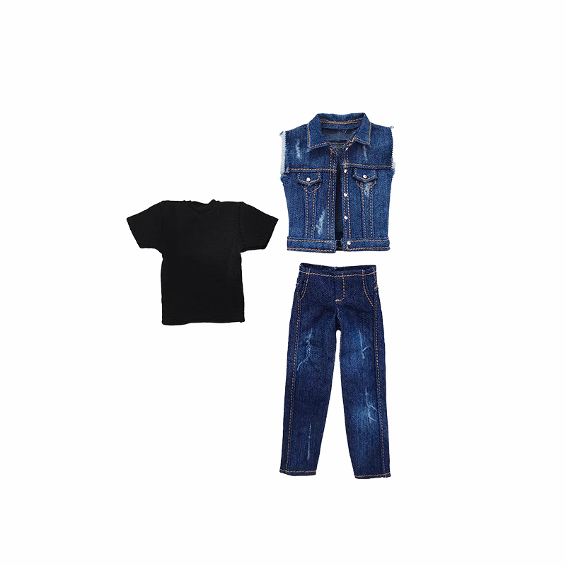 Custom 1/12 Clothing Accessories Jeans