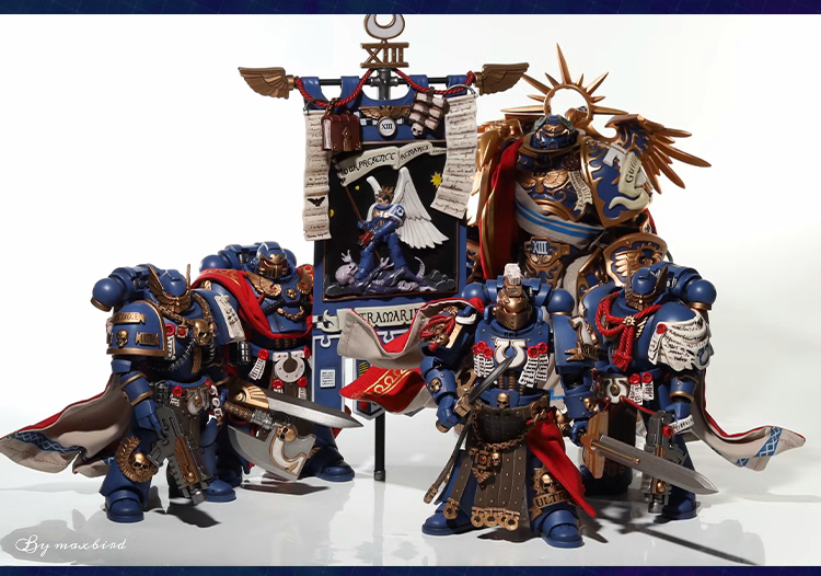 Custom 1/12 Clothing Accessories for Ultramarines Honour Guard Accessories