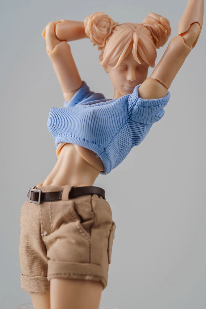 Top and Shorts for 1/12 6 inch figure
