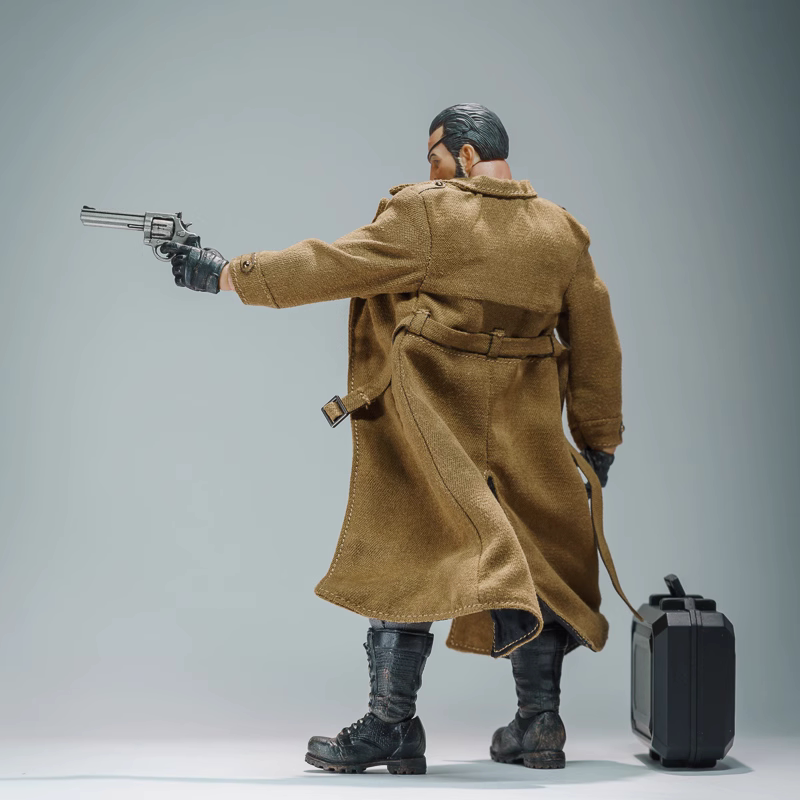 Custom 1/12 Clothing Accessories Punisher Coat Long