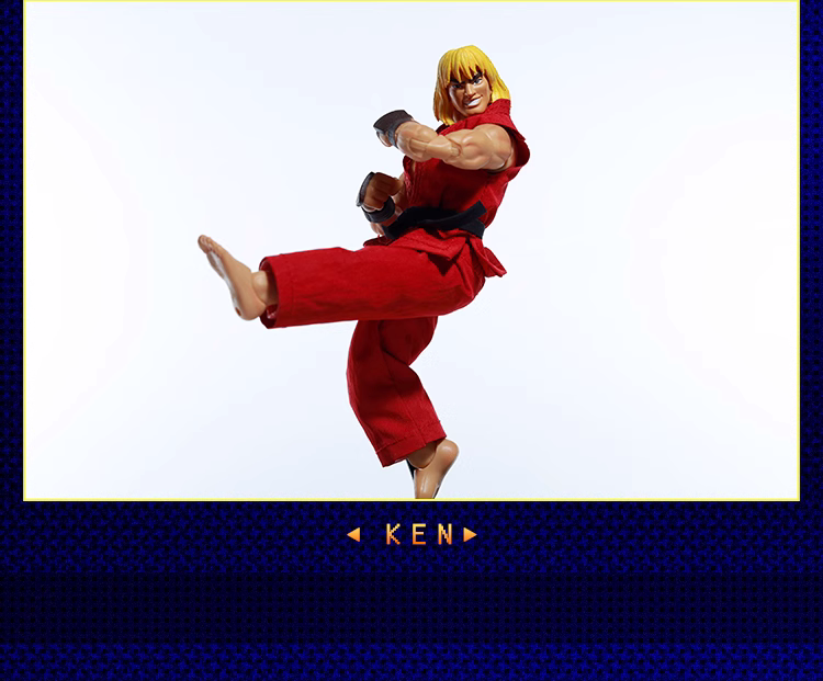 Custom 1/12 Clothing Accessories For Jada Ryu and Ken