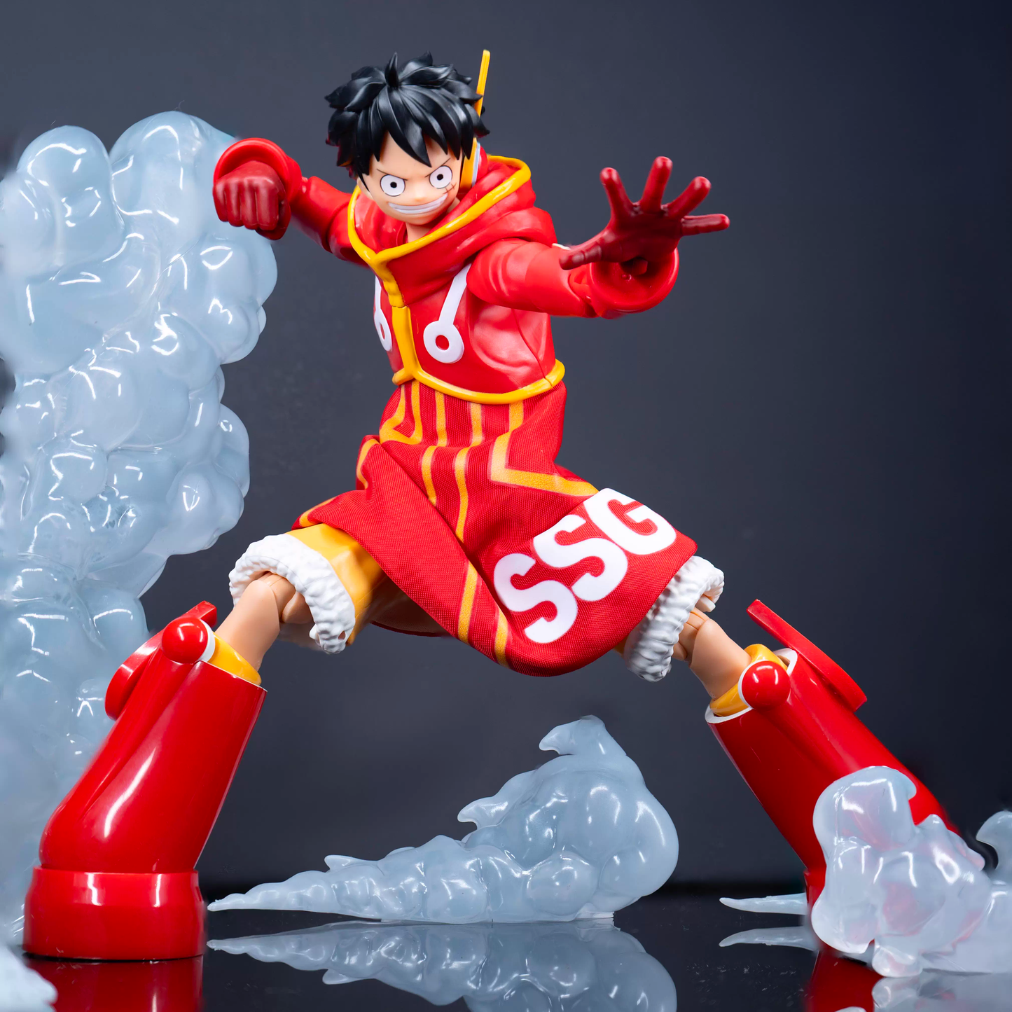 Custom 1/12 Clothing Accessories for S.H.Figuarts Luffy Future Island Egghead