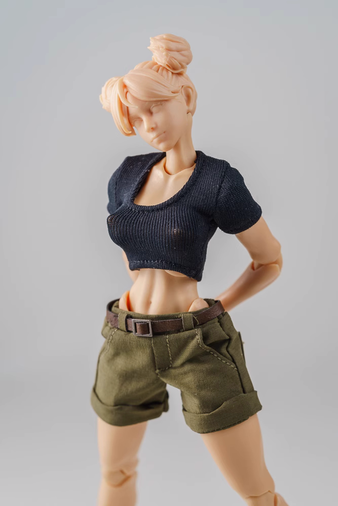 Top and Shorts for 1/12 6 inch figure