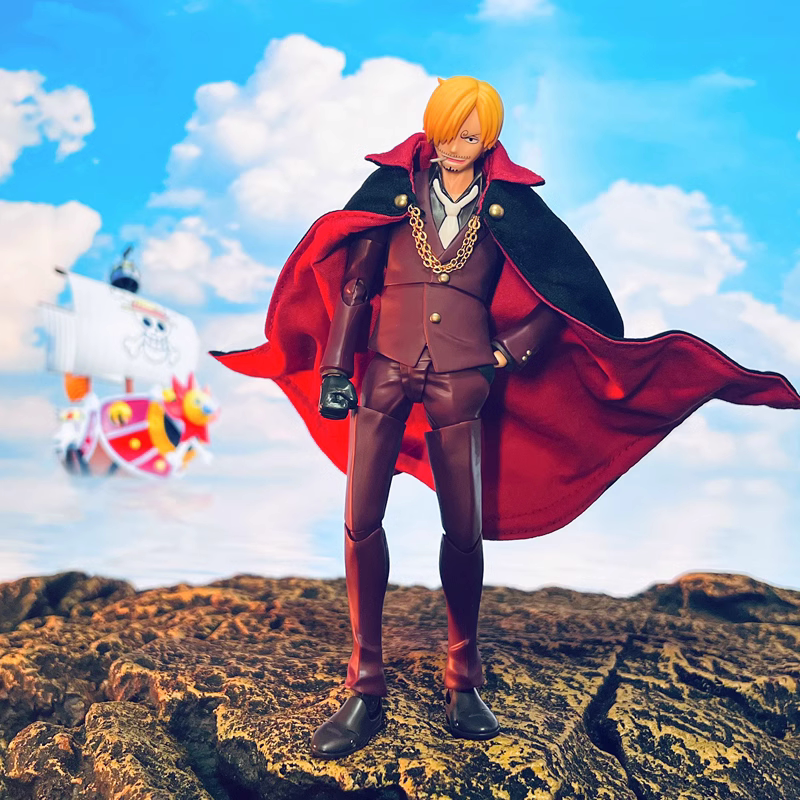 Custom 1/12 Clothing Accessories for S.H.Figuarts SHF Sanji Cloak 1/12