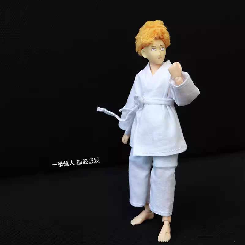Custom 1/12 Clothing Accessories for Figma One Punch Man Cloth and Hair 1/12