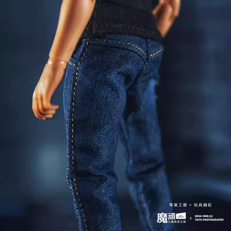 Top and Jean for 1/12 6 inch figure